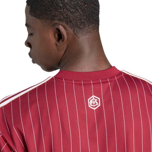 Adidas Originals Adidas Arsenal Terrace Icon Jersey 'collegiate Burgundy' In Red