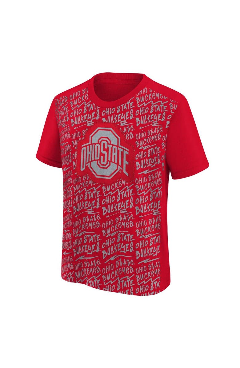 Outerstuff Youth Scarlet Ohio State Buckeyes Exemplary T-Shirt, Alternate, color,