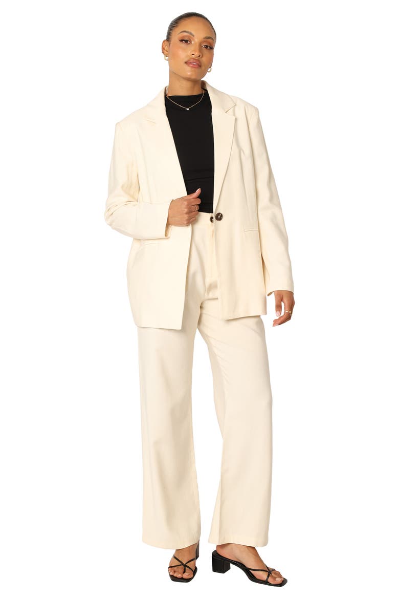 Noelle Oversize Blazer, Alternate, color, CREAM