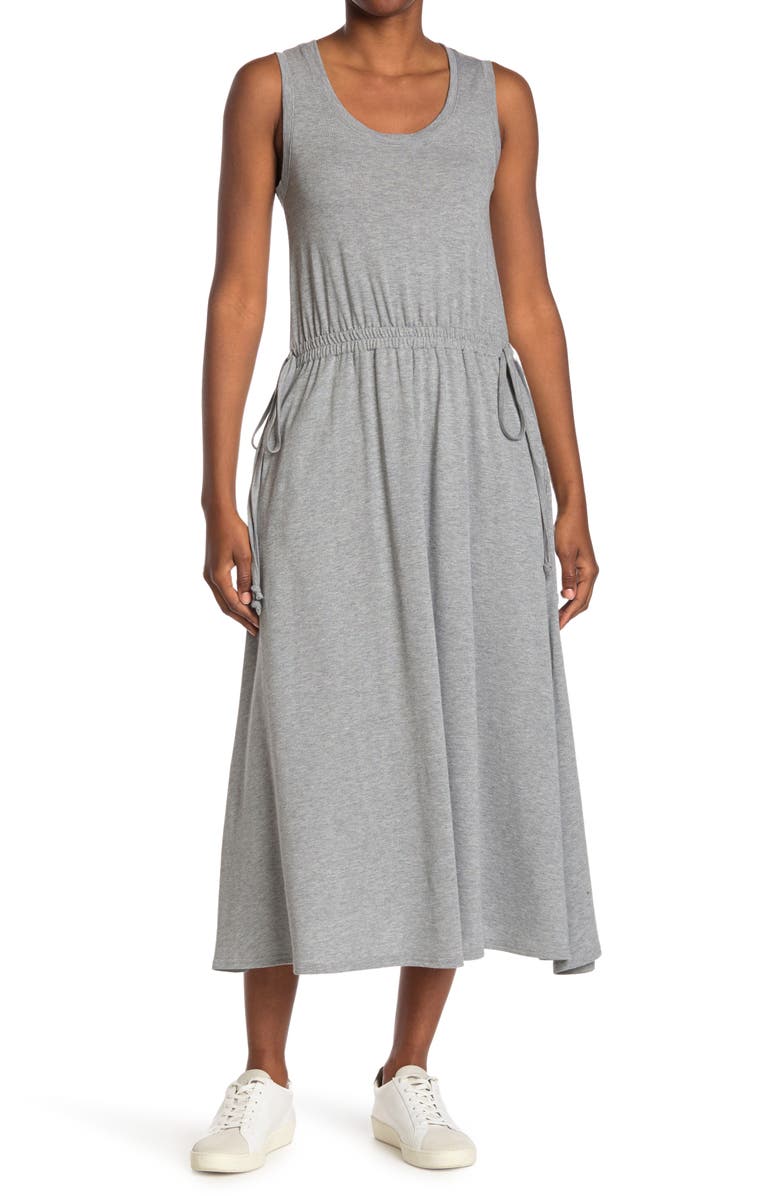 MELLODAY Sleeveless Elastic Waist Midi Dress, Main, color, 