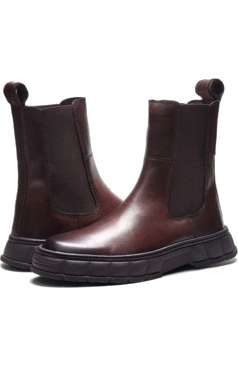 A. Veer Stratus Chelsea Boot, Alternate, color, Brown Leather