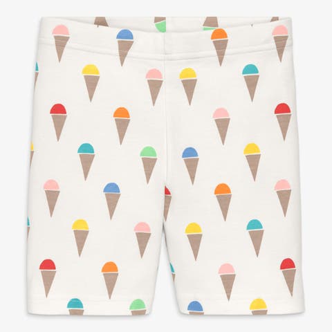 Kids Organic Pj Short In Rainbow Scoops (Toddler, Little Kid, Big Kid)