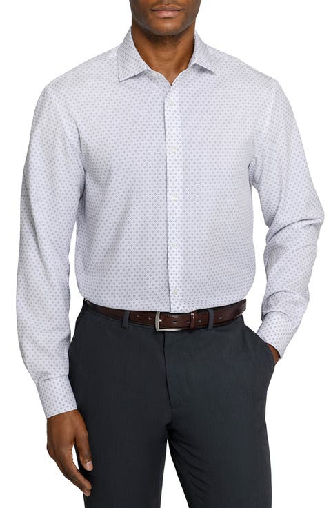 Double Diamond Slim Fit Performance Dress Shirt
