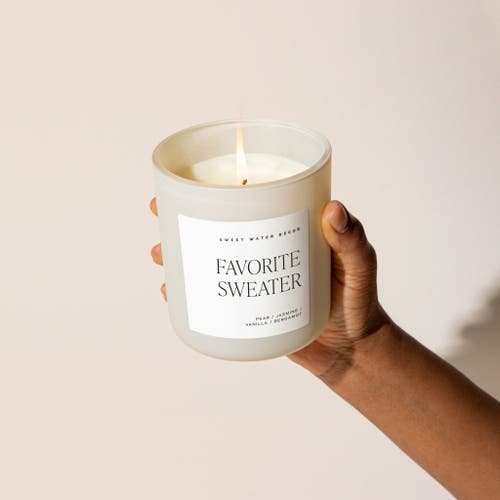 SWEET WATER DECOR SWEET WATER DECOR 15 OZ MATTE CANDLE