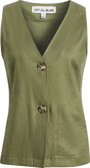 CITY BLUES Relaxed Fit Vest