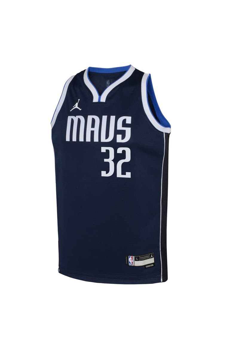 Youth Jordan Brand Cooper Flagg Navy Dallas Mavericks Swingman Jersey - Statement Edition, Alternate, color, Navy