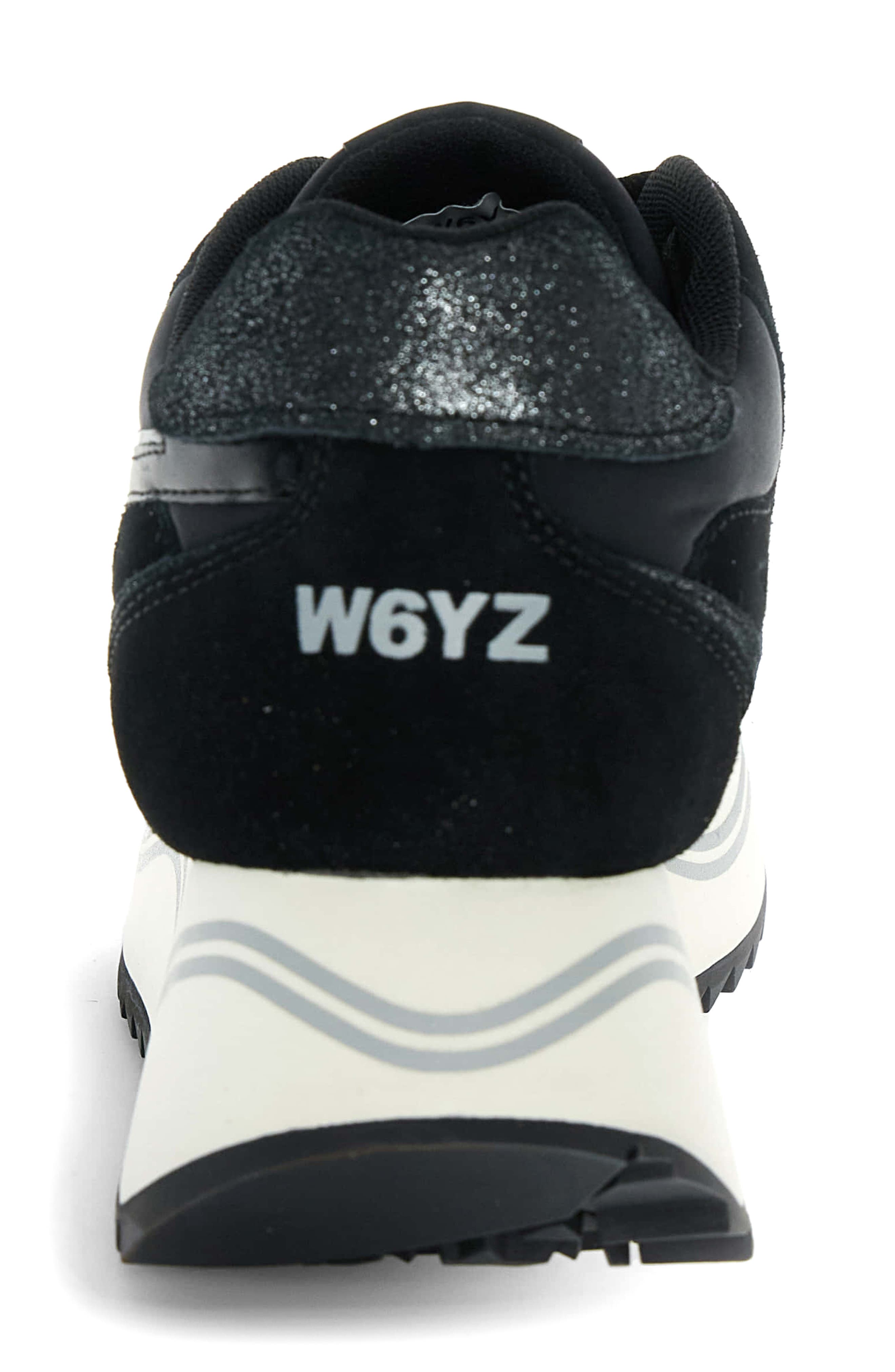 Deva Platform Sneaker, Alternate, color, BLACK