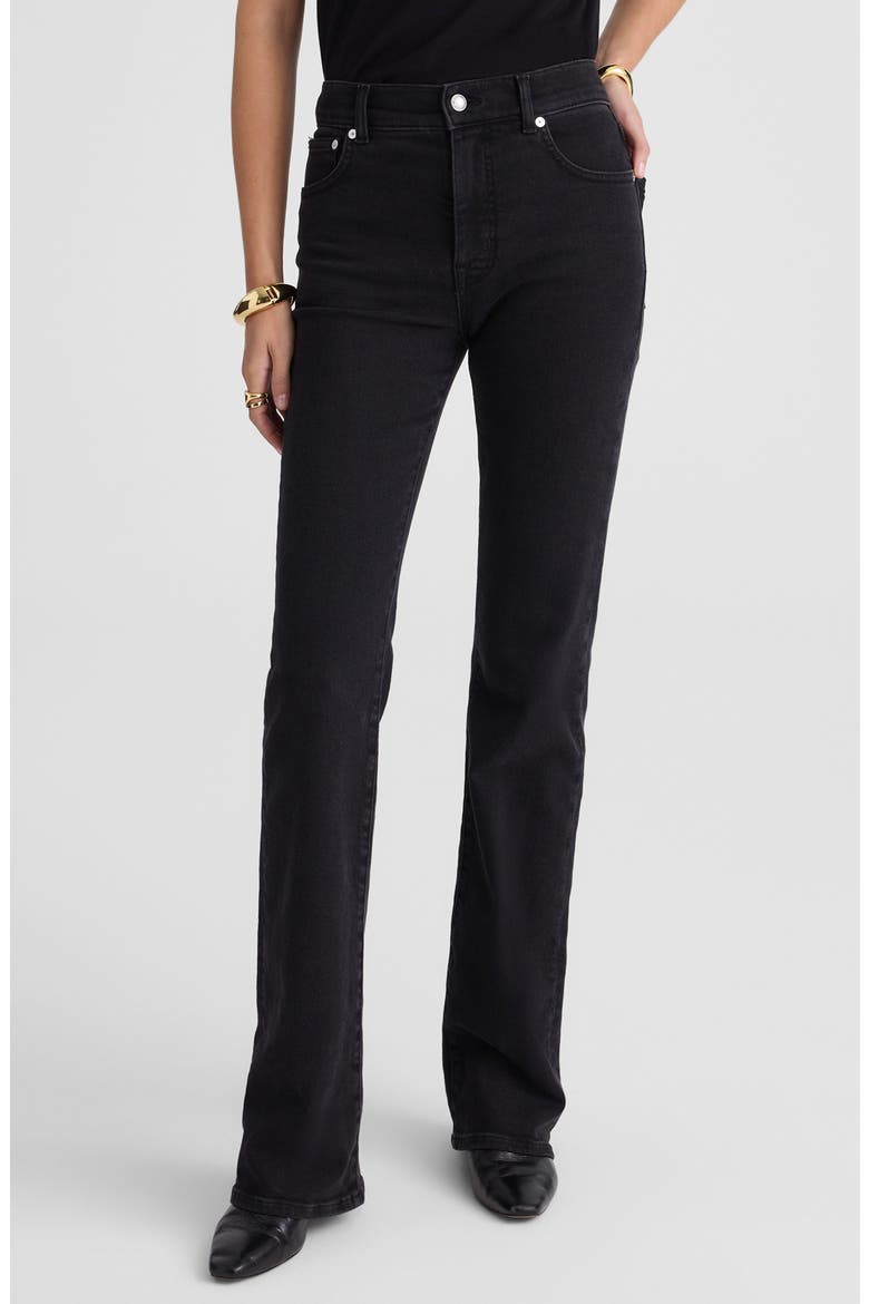 The Vintage-Inspired Flare Jeans, Main, color, BLACK FROST