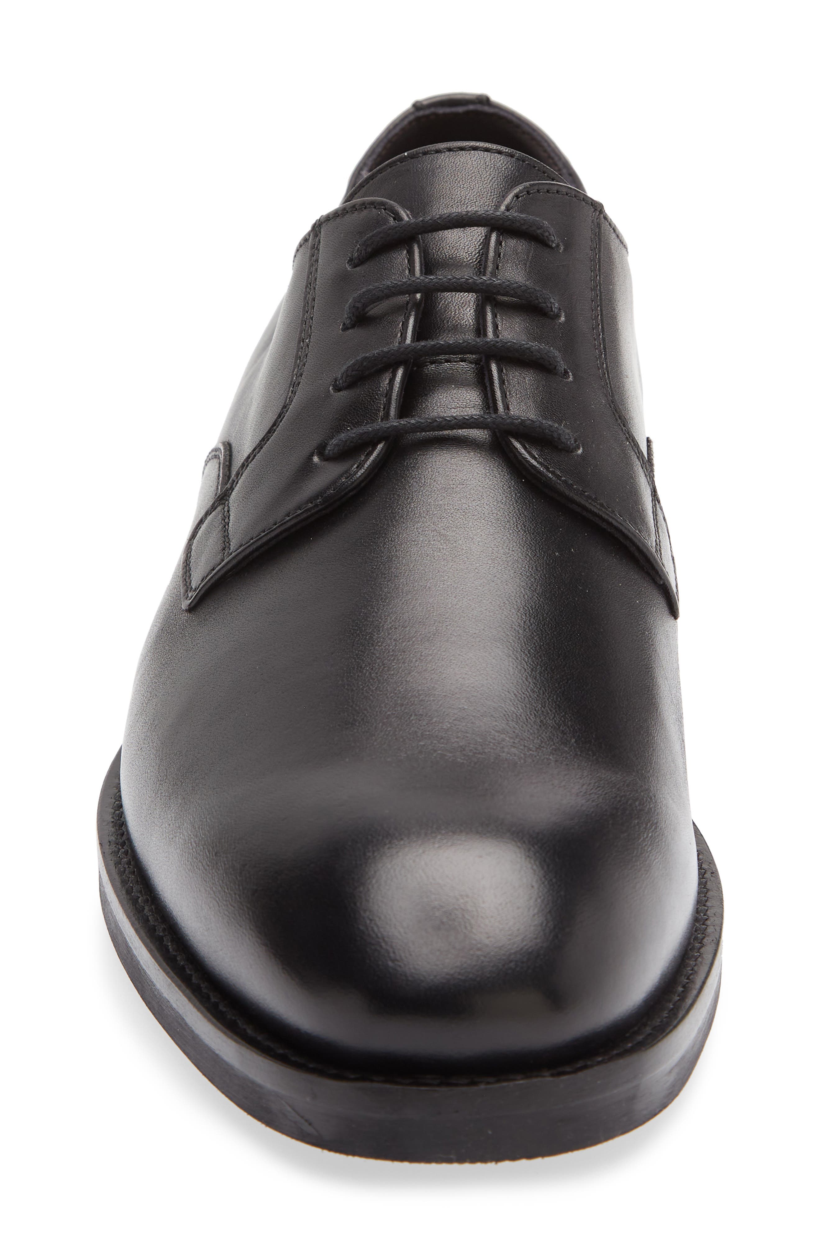 Nordstrom Michael Plain Toe Derby, Alternate, color, Black
