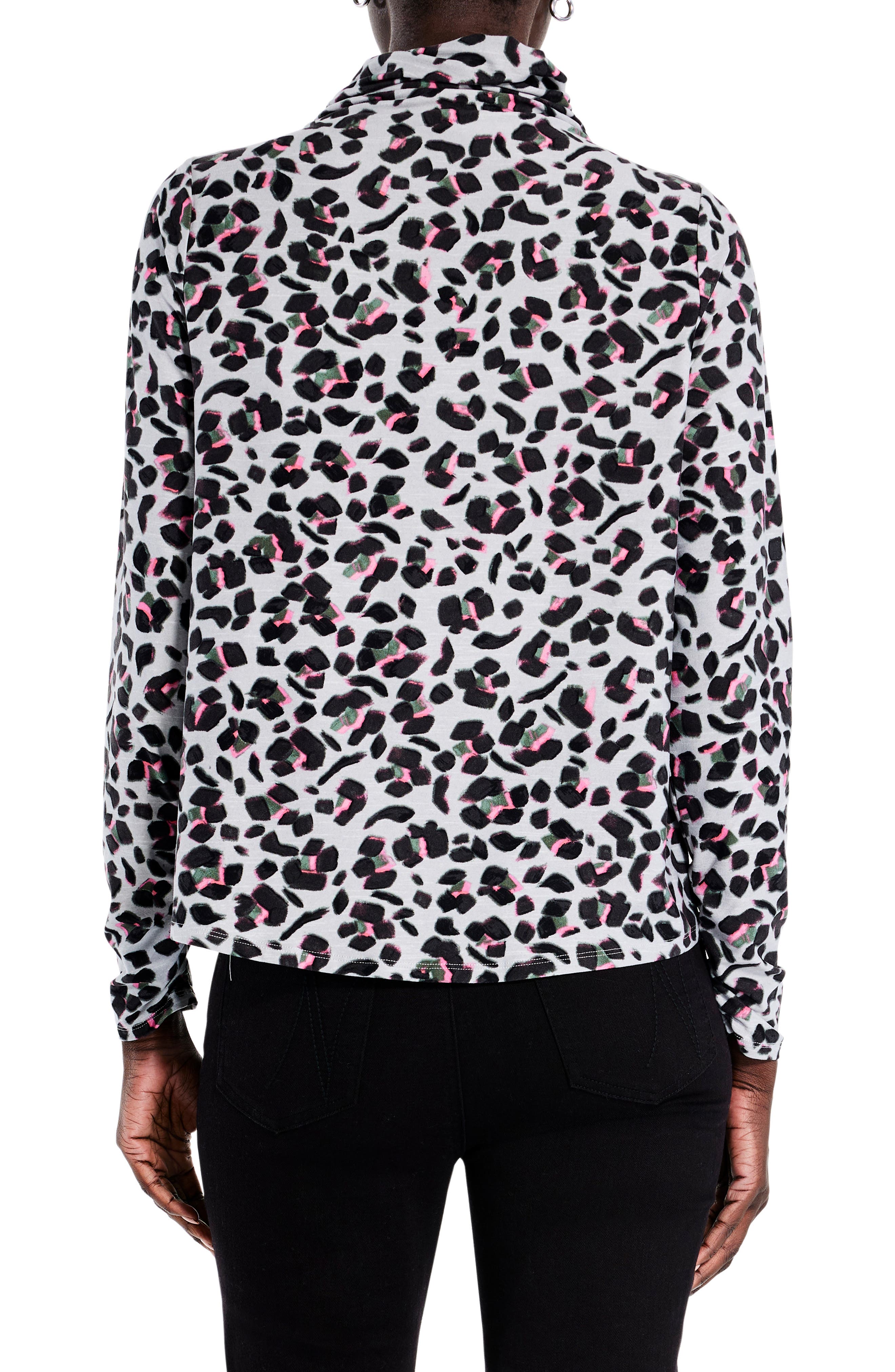 Cheetah Pop Turtleneck Top - image 2