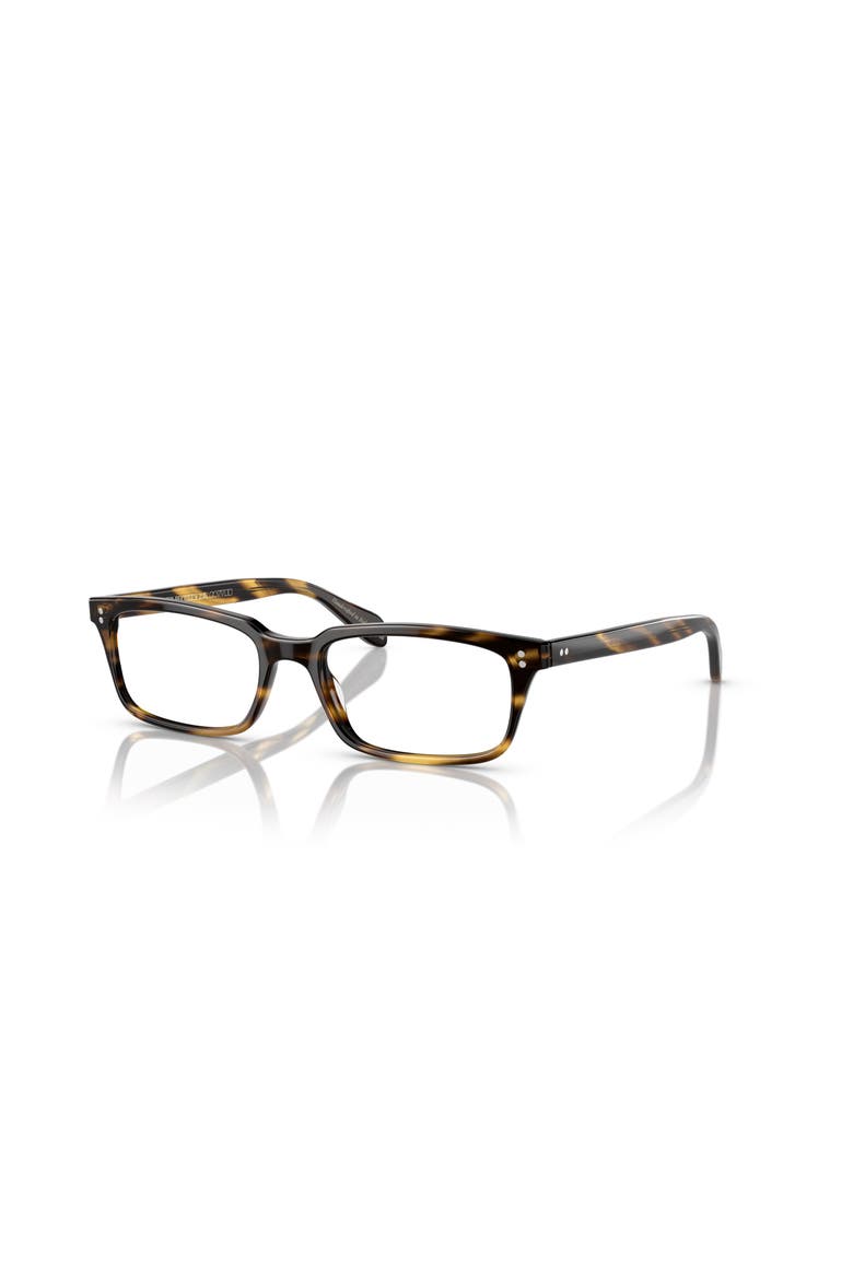 53mm Rectangle optical glasses, Main, color, Black