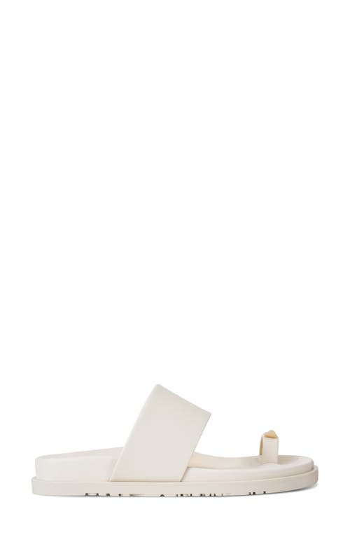 Donna Karan Hooper Toe Loop Sandal In Ivory