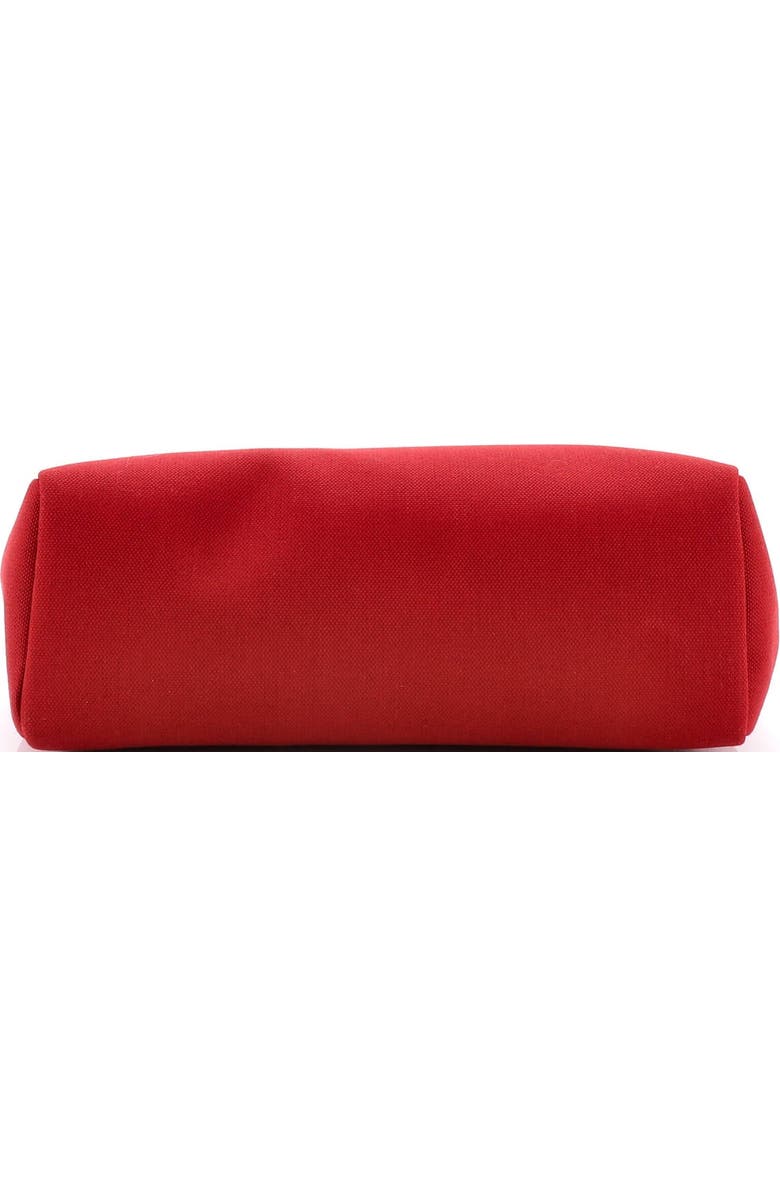 Pre-Owned Hermes Herbag Zip Leather and Toile 31, Alternate, color, Rouge Grenat