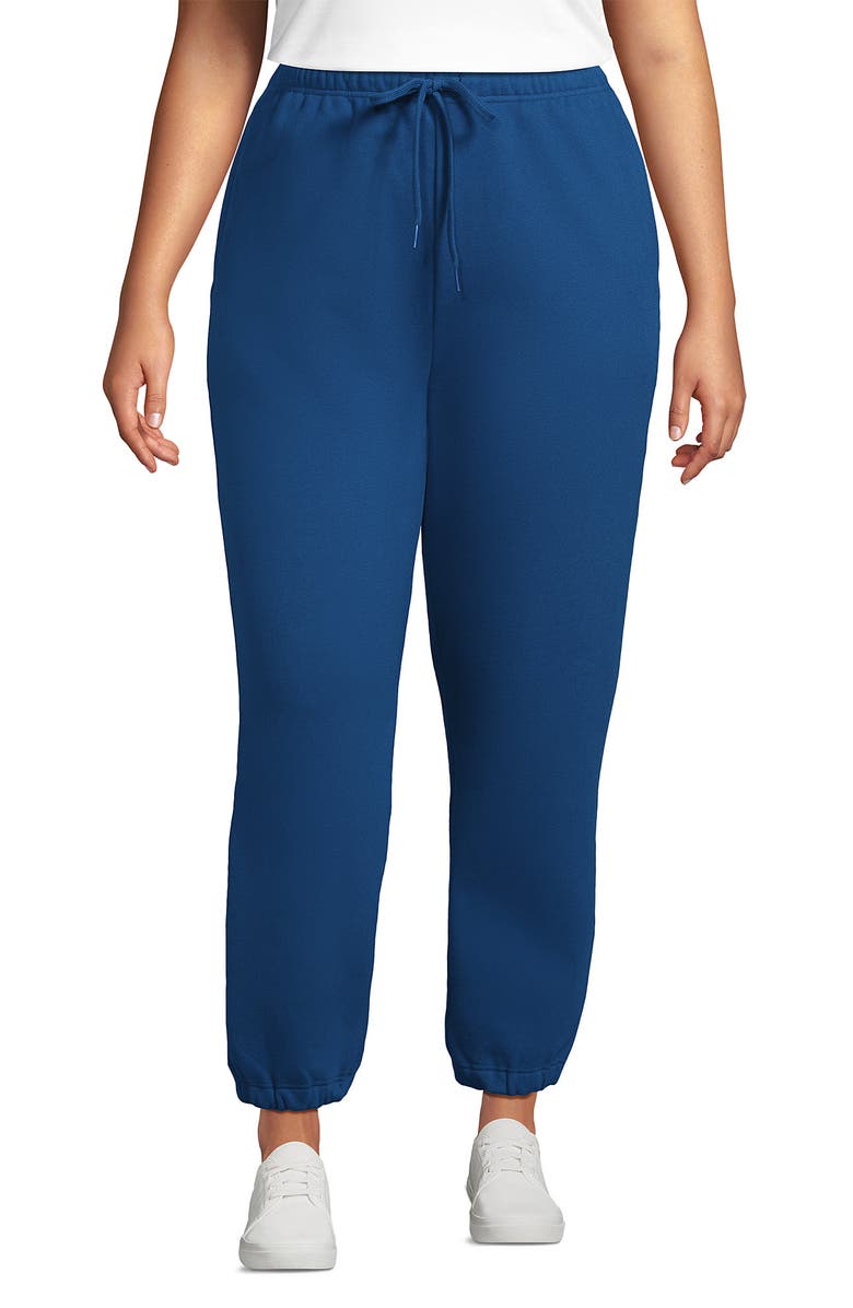 Lands' End Serious Sweats High Rise Jogger Pants, Main, color, 