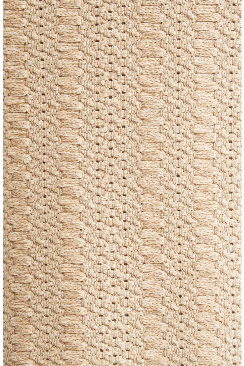 Basket Texture Knit Skirt, Alternate, color, FLAX