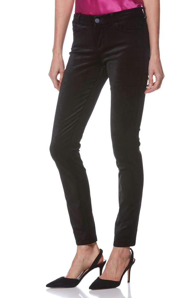 PAIGE Verdugo Ultra Skinny Velvet Pants, Alternate, color, 