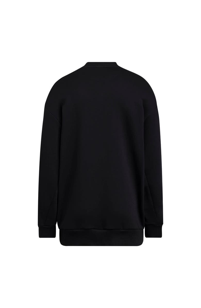 adidas Women's adidas Black Washington Huskies Oversized Crewneck Pullover, Alternate, color, Black