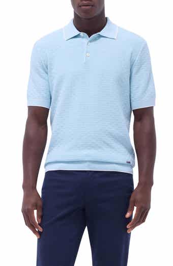 Bugatchi Tipped Contrast Collar Polo Sweater