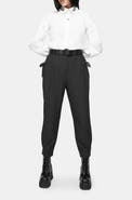Disturbia Sabrina Pinstripe Bow Detail Trouser