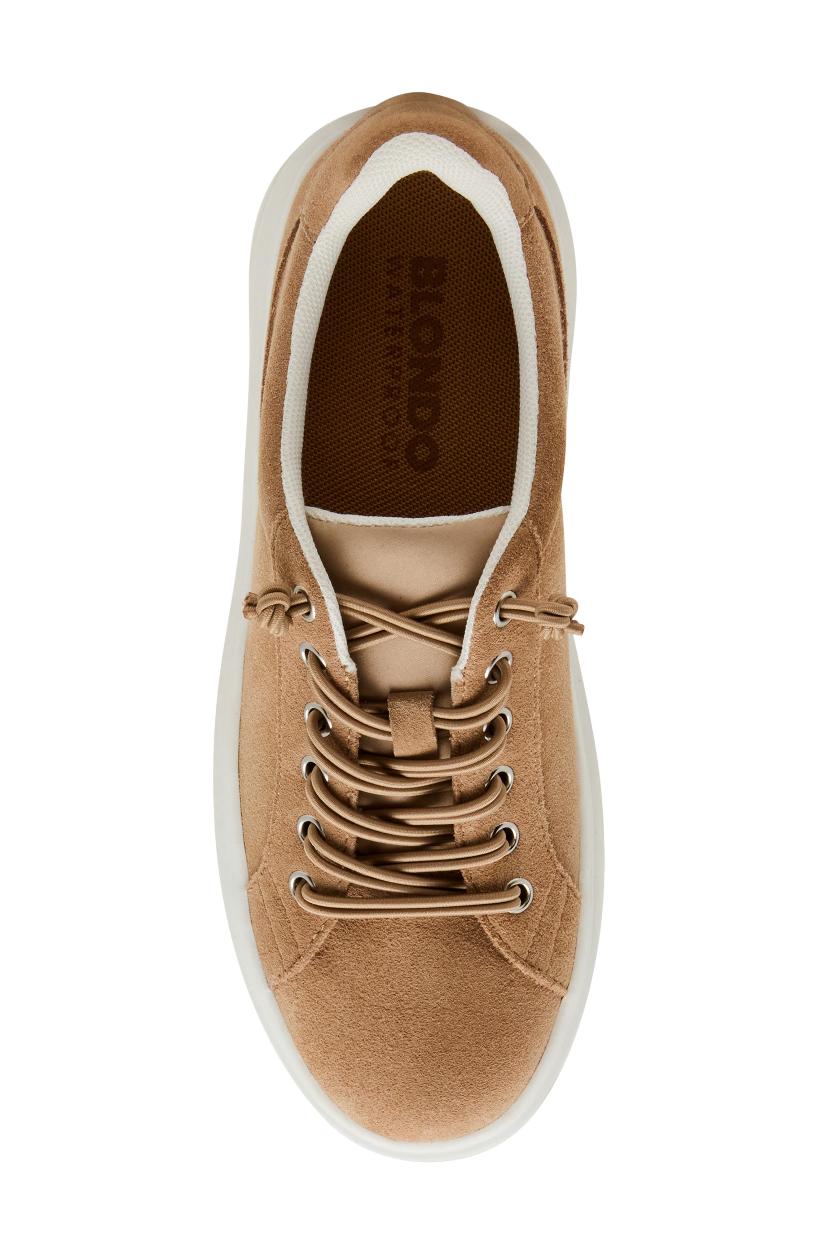Greer Waterproof Sneaker, Alternate, color, ALMOND SUEDE