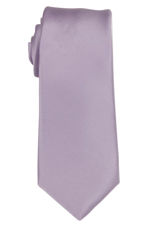 Solid Satin Tie