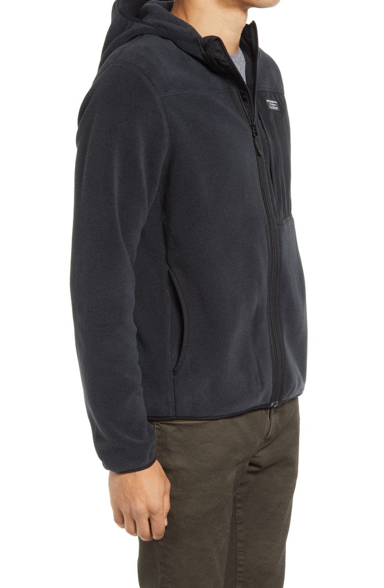 L.L.Bean Mountain Classic Recycled Fleece Hooded Jacket, Alternate, color, 