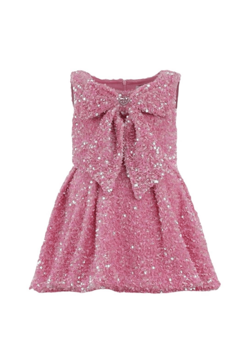 Pretty in Pink Bow Dress, Main, color, Pink