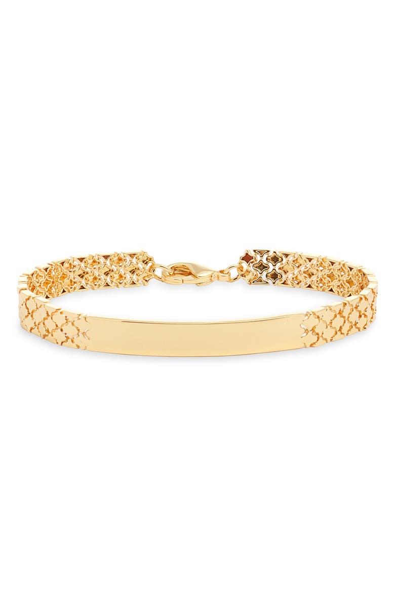The M Jewelers The Engraveable ID Bracelet, Main, color, Gold