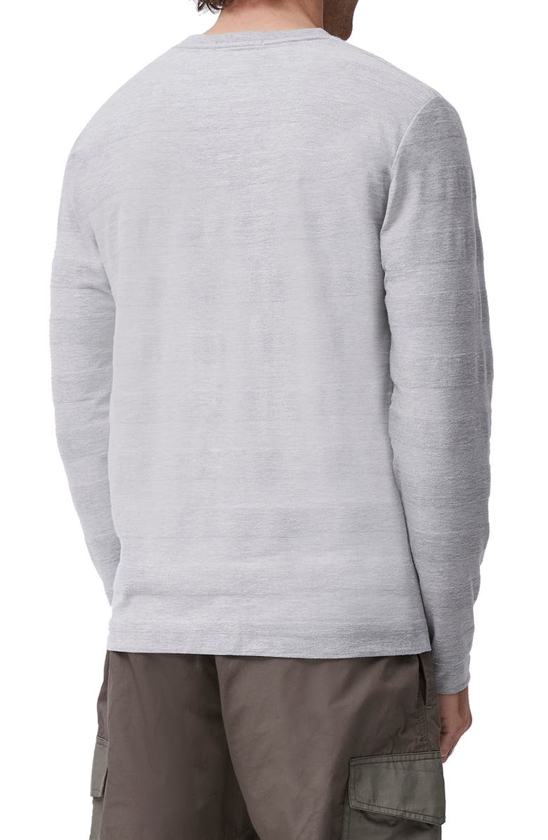 French Connection Textured Stripe Long Sleeve T-Shirt, Alternate, color, 