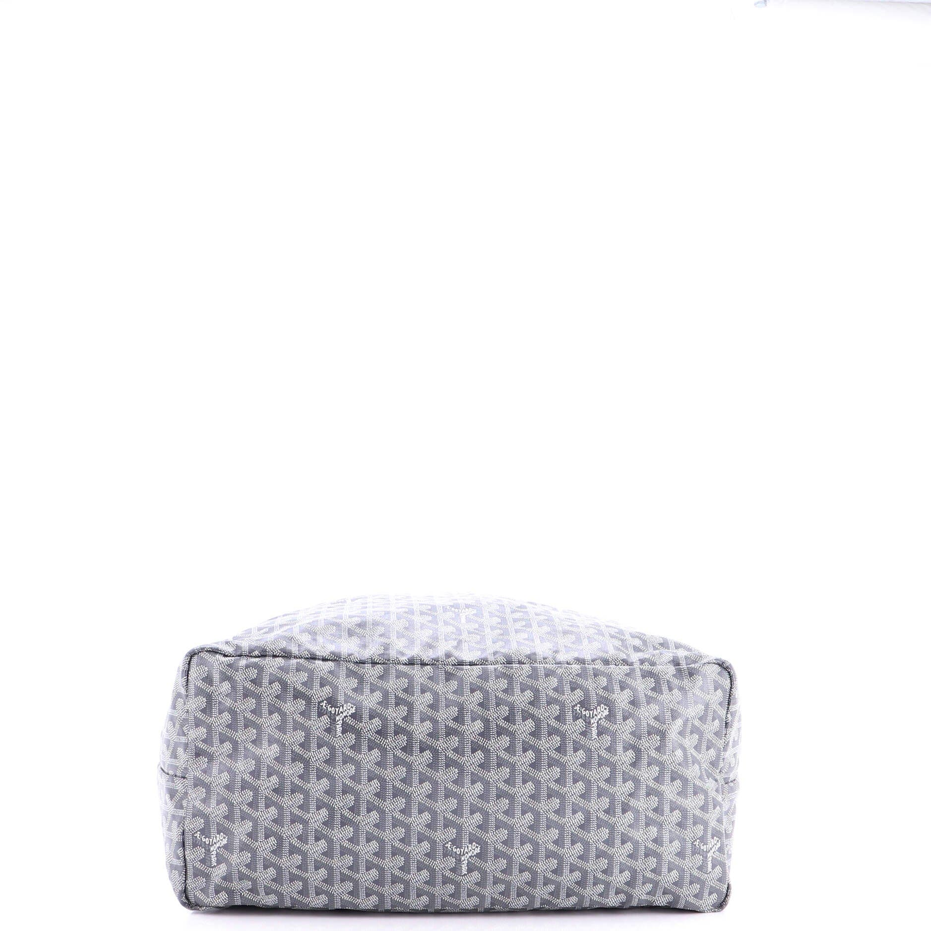 Pre-Owned Goyard Saint Louis Tote Coated Canvas GM, Alternate, color, Gray