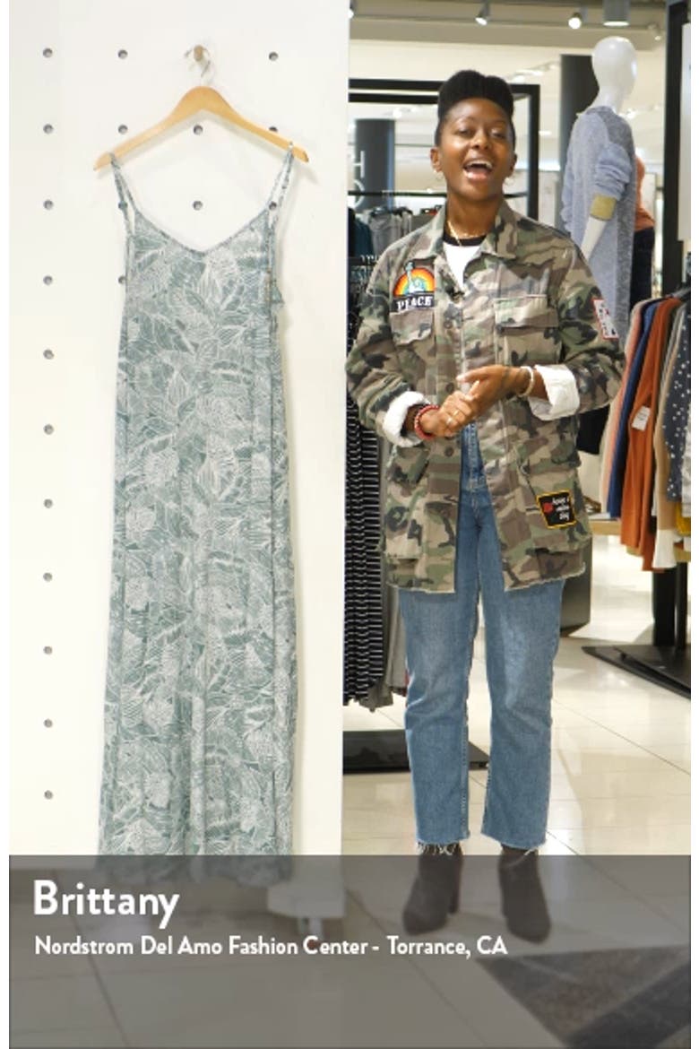 Jupiter Leaf Print Maxi Dress video