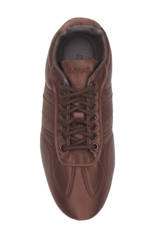 Alohas Tb.69 Rife Sheen Sneaker In Brown