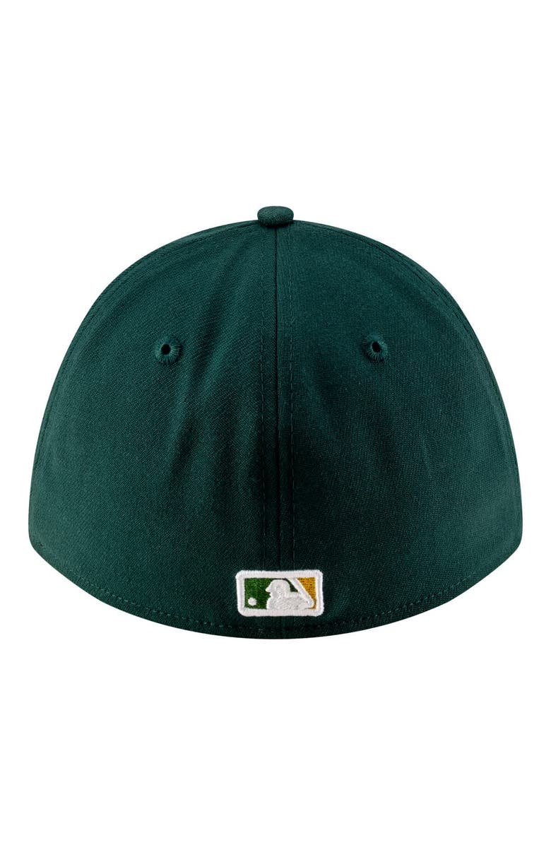 New Era Men's New Era Green Athletics Player Replica 39THIRTY M-Crown Flex Hat, Alternate, color, Green