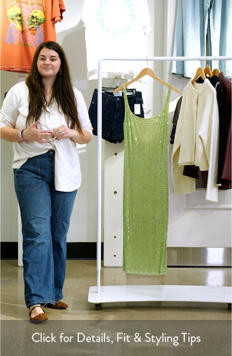 Rhinestone Embellished Midi Dress, sales video thumbnail