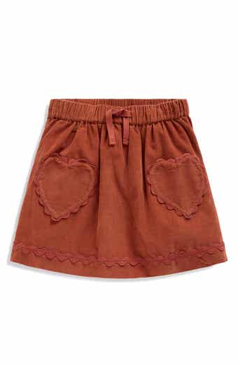 Kids' Rickrack Corduroy Skirt