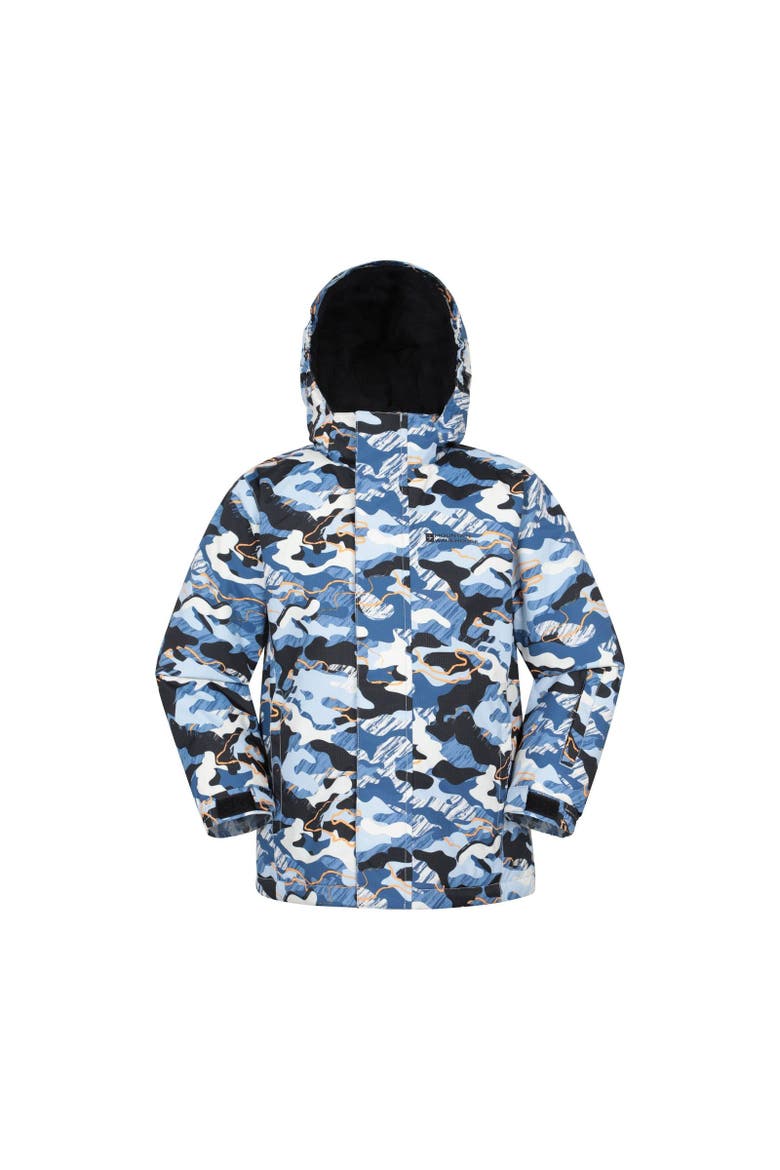 Childrens/Kids Mogal Geometric Ski Jacket, Main, color, Pale Blue