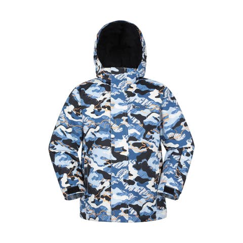Childrens/Kids Mogal Geometric Ski Jacket