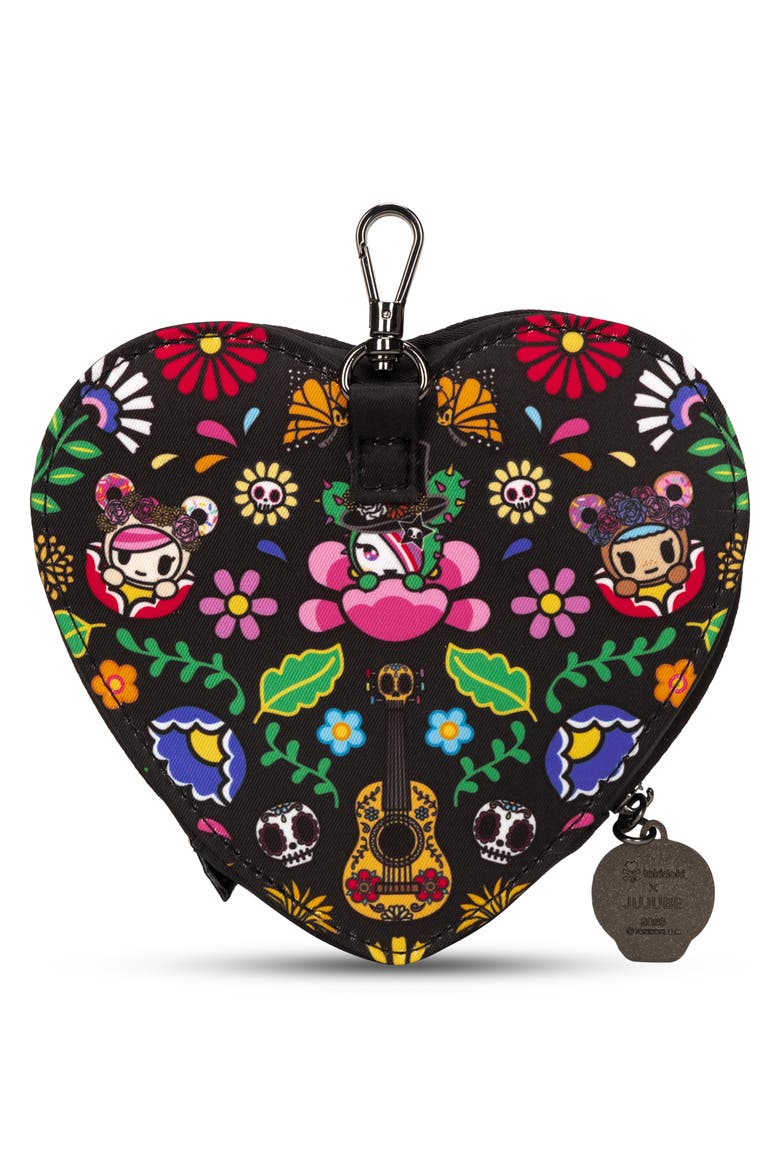 Heart Mini Bag, Alternate, color, DIA DE LOS MUERTOS