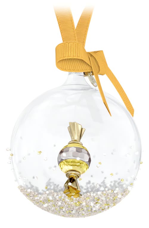 Swarovski Holiday Cheers Dulcis Ornament In Yellow