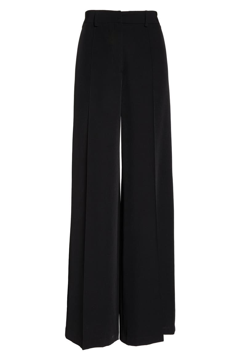 'Hayden' Wide Leg Trousers, Alternate, color, BLACK