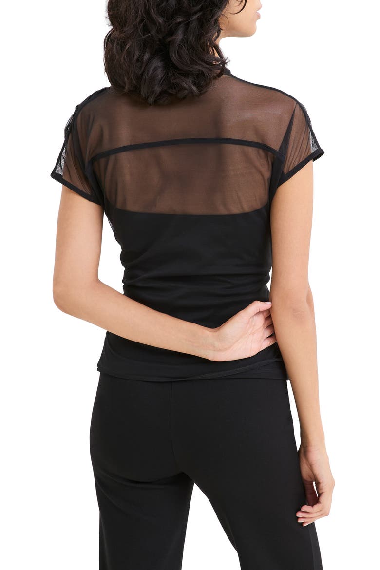 Dawn Layered Top, Alternate, color, BLACK