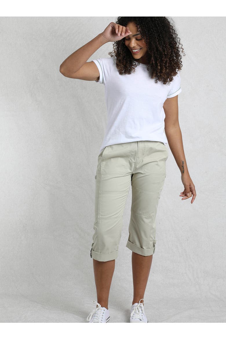 Salena 3/4 Length Trousers, Alternate, color, Oyster