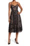 Crochet Stretch Lace Midi Dress