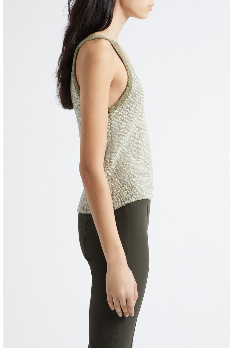 Textured Microstripe Tank, Alternate, color, ARTICHOKE/ OFF WHITE