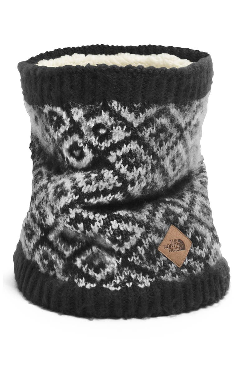 Knit Infinity Scarf, Main, color, TNF BLACK