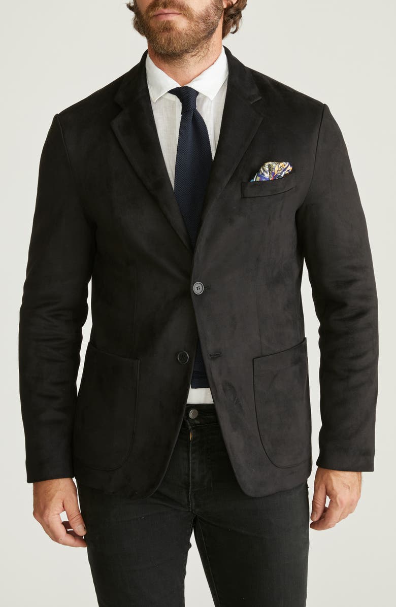 Robert Graham Faux Suede Blazer, Main, color, 