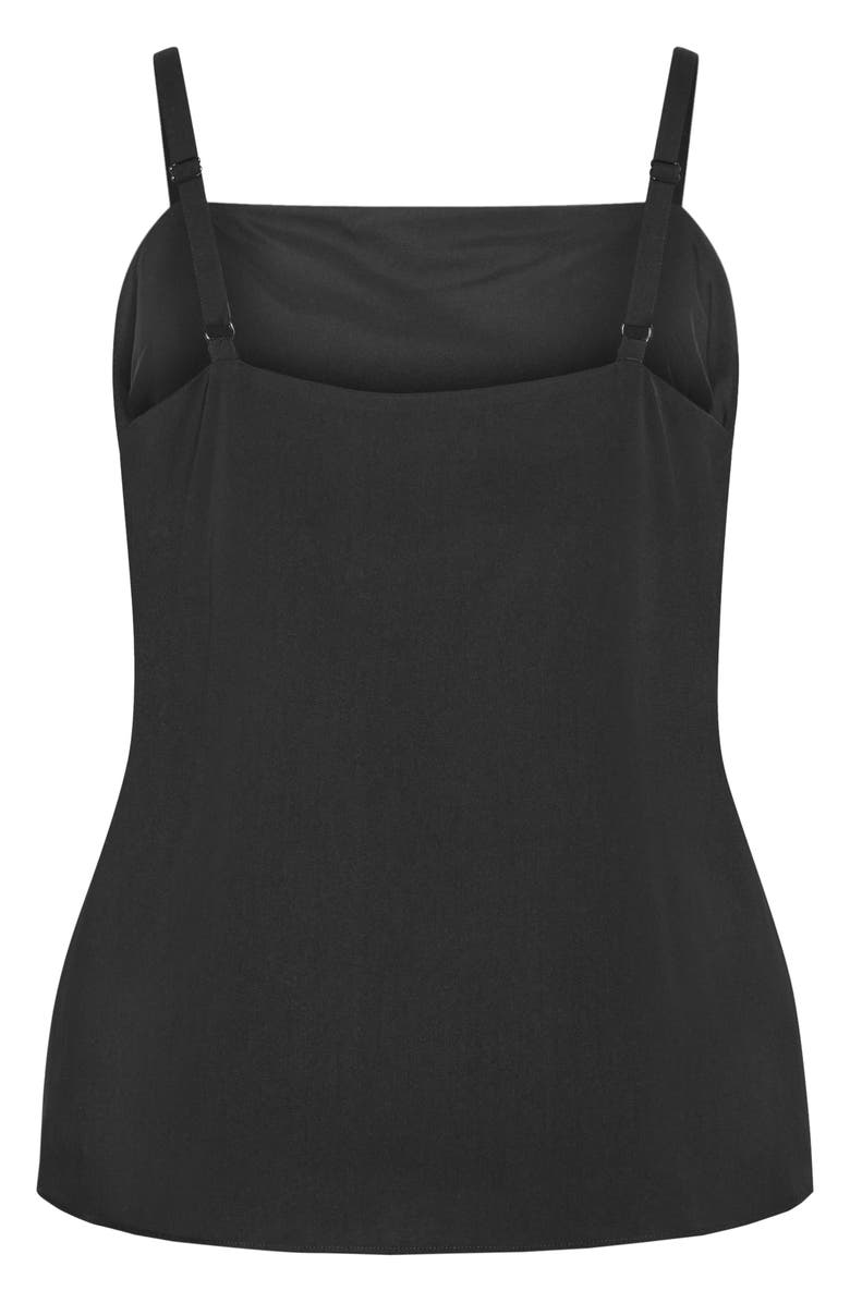 City Chic Sadie Camisole, Alternate, color, Black