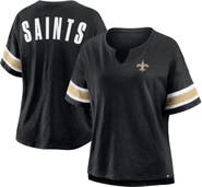 FANATICS Women's Fanatics Black New Orleans Saints Redzone Curl Route T-Shirt