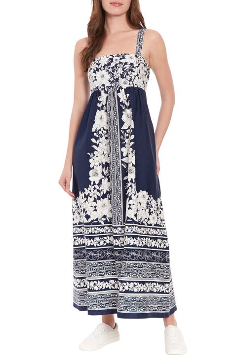 Smocked Sleeveless Maxi Sundress