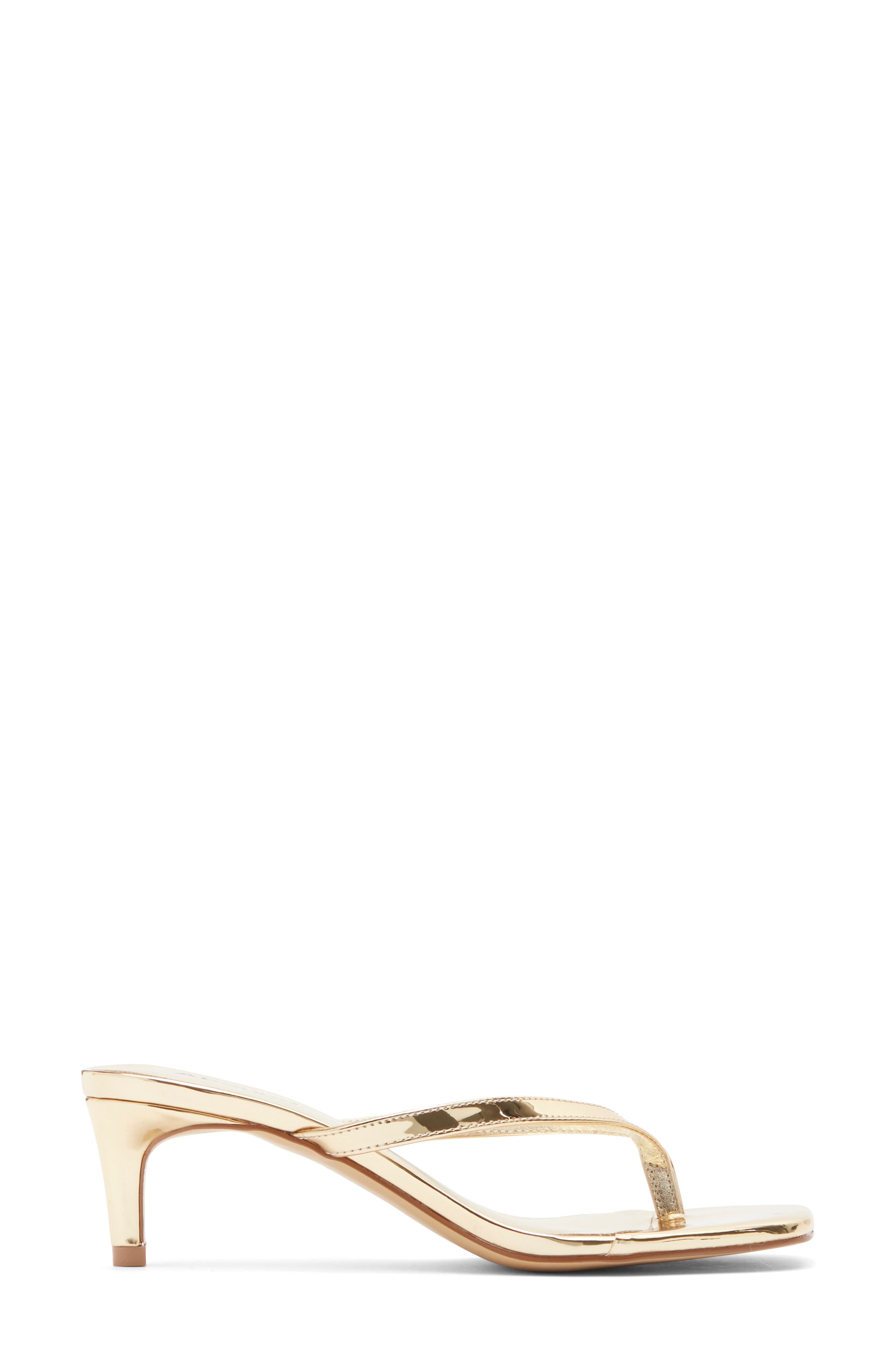 Tina Kitten Heel Sandal, Alternate, color, GOLD METALLIC